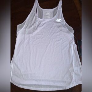 New Balance Women's Light white Tank Top Size Small.